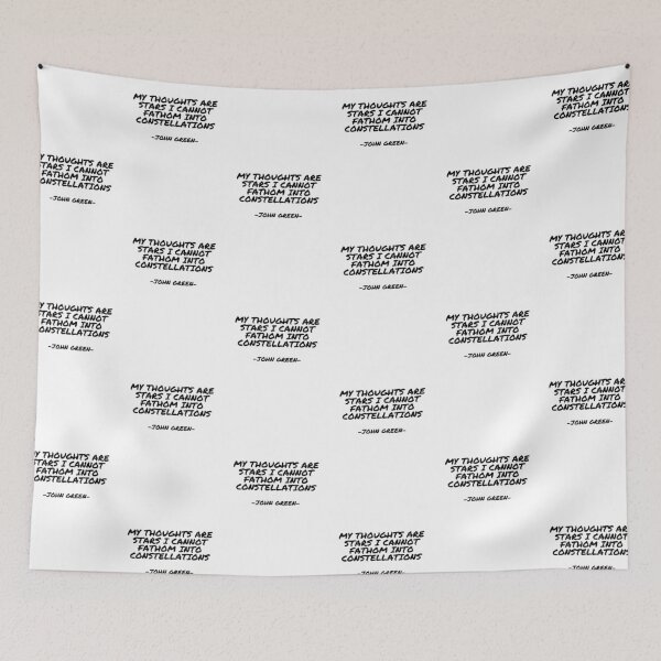 Item preview, John Green - My thoughts are stars I cannot fathom into constellations designed and sold by appleofyoureye.