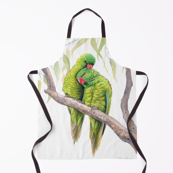 Item preview, Scaly-Breasted Lorikeets - watercolour design by Nadya Neklioudova  designed and sold by Nadya Neklioudova.