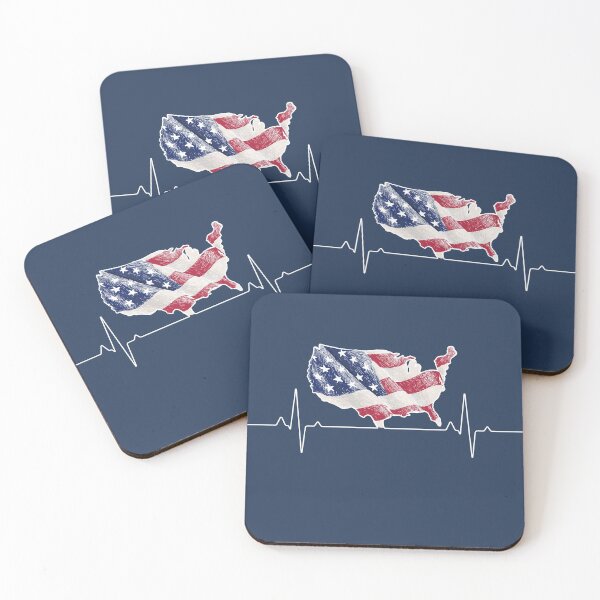 Item preview, Heartbeat USA designed and sold by HappySchnapper.