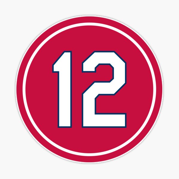 Stan Musial #6 Jersey Number Sticker for Sale by StickBall
