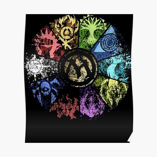 MTG | Faded Guild Wheel Poster