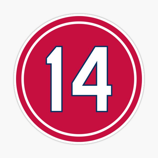 Stan Musial #6 Jersey Number Sticker for Sale by StickBall