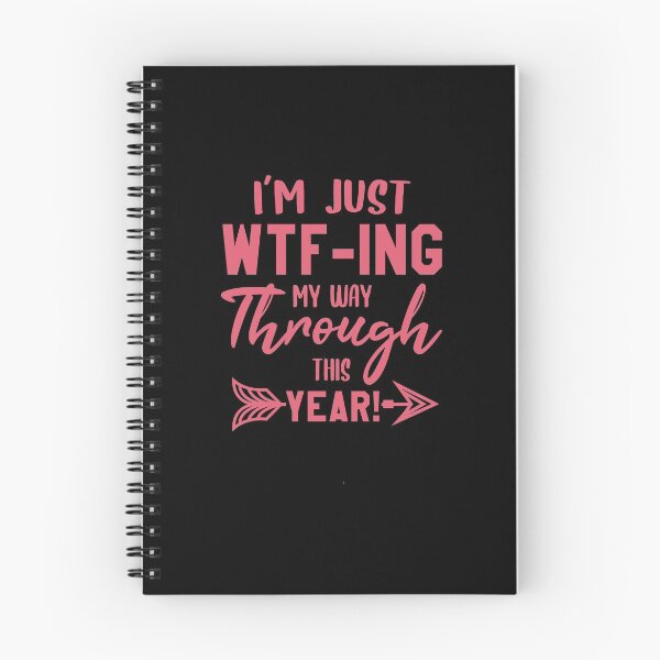 Item preview, I'm Just WTF-ing my way through this year 2020 pink designed and sold by RainbowPandas.