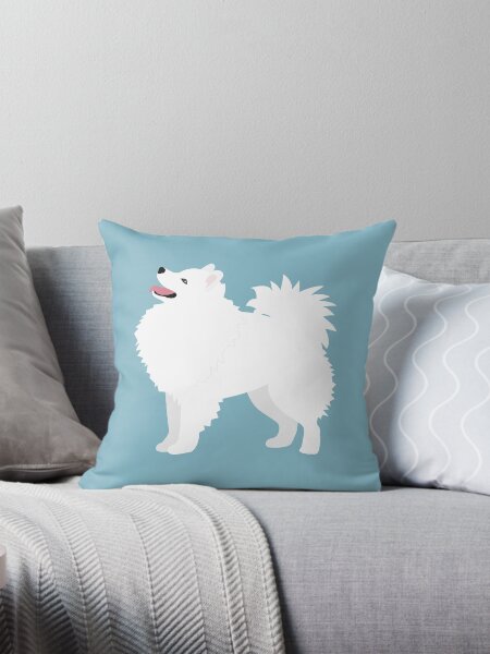 Item preview, American Eskimo Dog Breed Illustration Silhouette designed and sold by TriPodDogDesign.