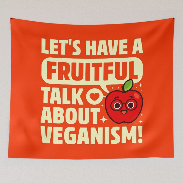 Item preview, Fruitful Talk About Veganism - Fruit Pun - Cute Apple designed and sold by Gudland.