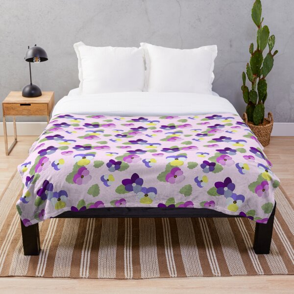 Item preview, pansy pattern-lilac  designed and sold by Vinaerick.
