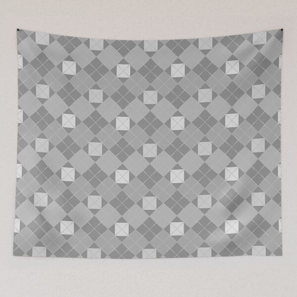Item preview, Gray Geometric Tartan designed and sold by Sharon Schwalbe.