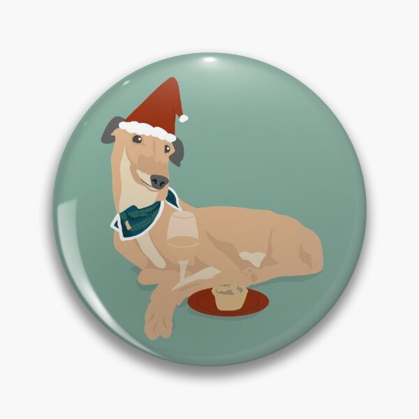 Item preview, Xmas Greyhound designed and sold by Tilly Scribbles.