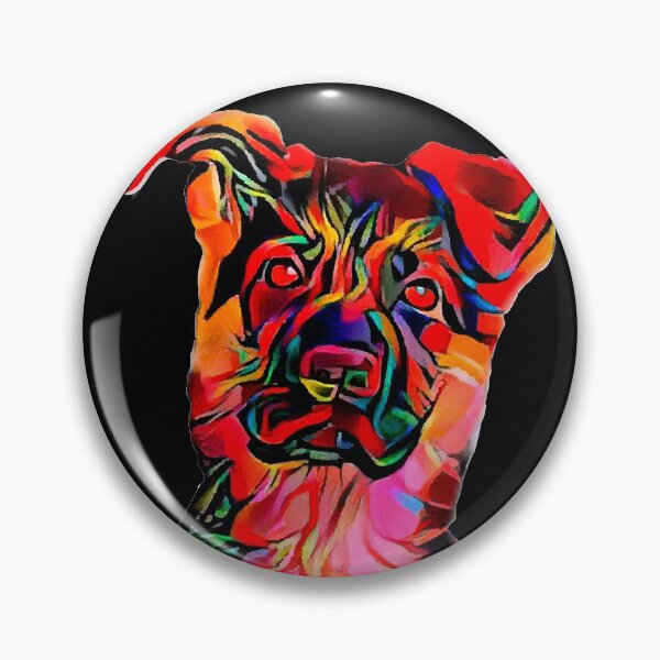Item preview, Colorful German Shepherd Dog  designed and sold by xesed.