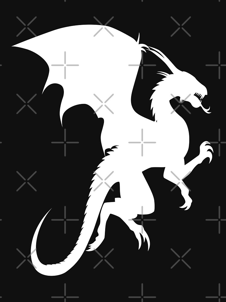 Flying Dragon Shadow White by benayache