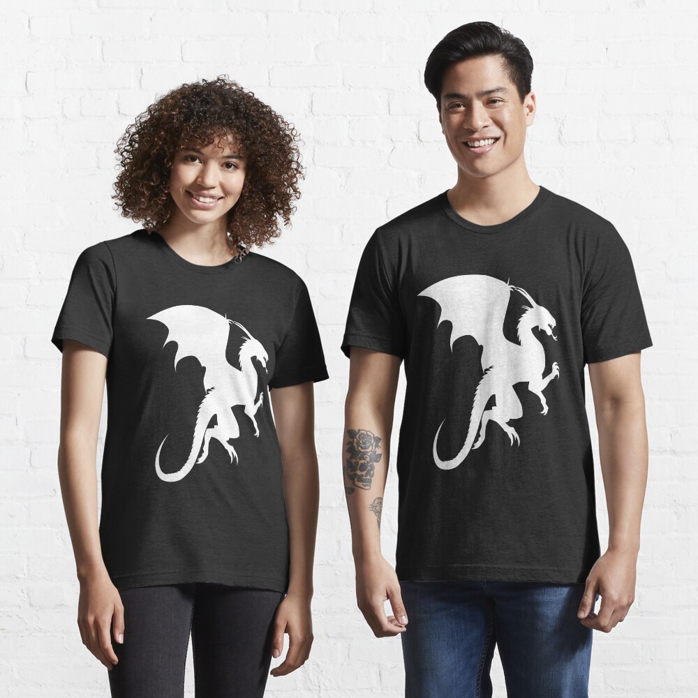 Flying Dragon Shadow White Essential T-Shirt