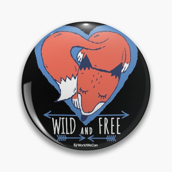 Item preview, Wild & Free | Inspiring Motivational Love Fox designed and sold by WorldWeCan.