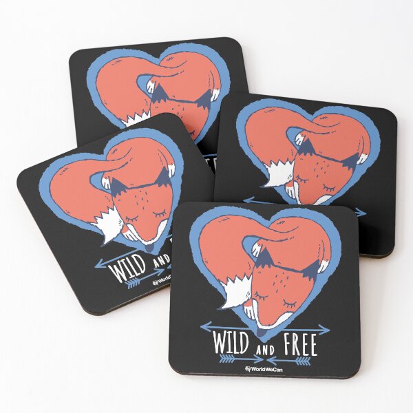Item preview, Wild & Free | Inspiring Motivational Love Fox designed and sold by WorldWeCan.
