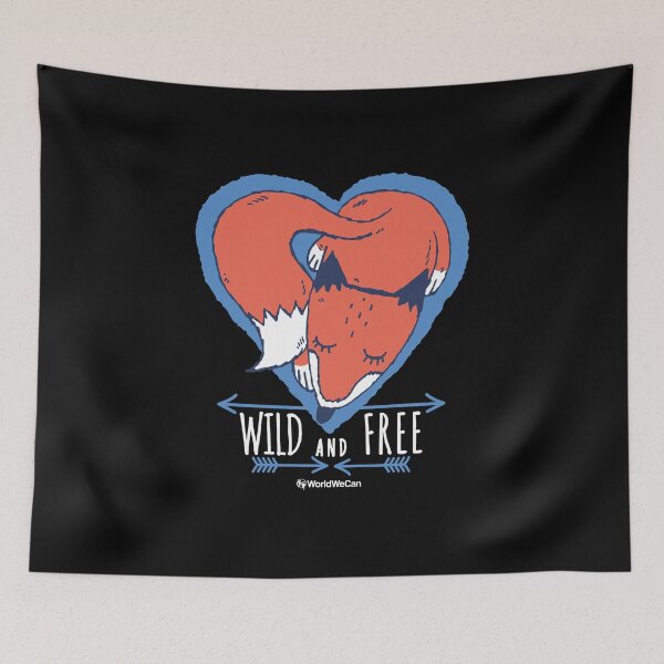 Item preview, Wild & Free | Inspiring Motivational Love Fox designed and sold by WorldWeCan.