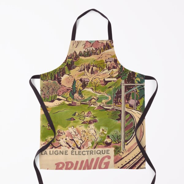 Item preview, retro classic Brunig Ligne poster designed and sold by CorasPosters.