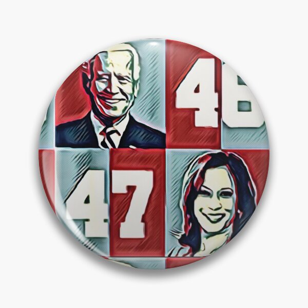 Artikelvorschau, Joe Biden 46 Kamala Harris 47 2020 Wahl entworfen und verkauft von Gordon Nelson.