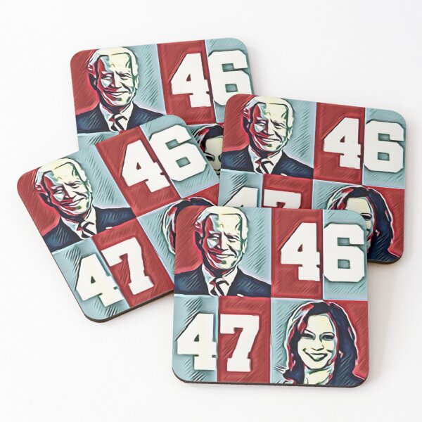 Artikelvorschau, Joe Biden 46 Kamala Harris 47 2020 Wahl entworfen und verkauft von Gordon Nelson.