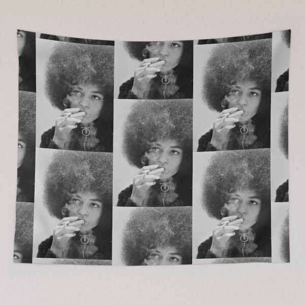 Item preview, Angela Davis Smoking designed and sold by Redder Than Red.