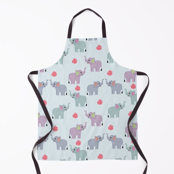 Item preview, Cute elephant pattern-baby blue designed and sold by Vinaerick.