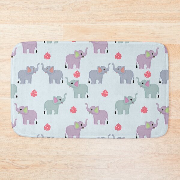 Item preview, Cute elephant pattern-baby blue designed and sold by Vinaerick.
