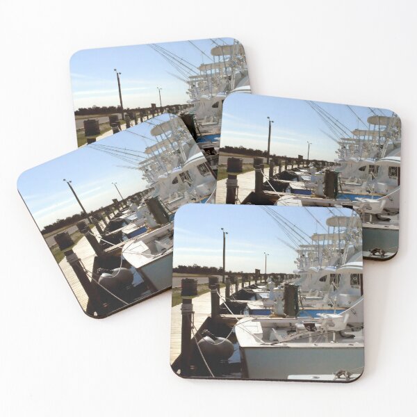 Item preview, Boats in Oregon Inlet designed and sold by Leera07.