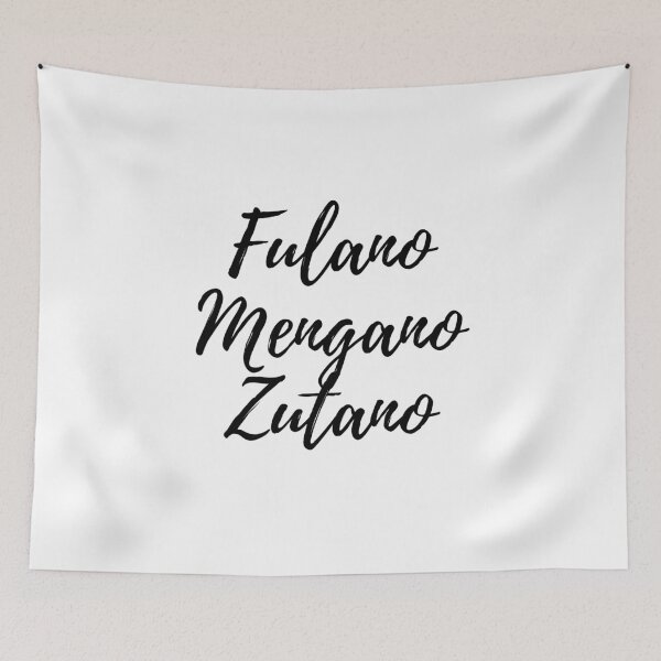 Item preview, Fulano, mengano y zutano - Dominican slang designed and sold by gloriasd14.