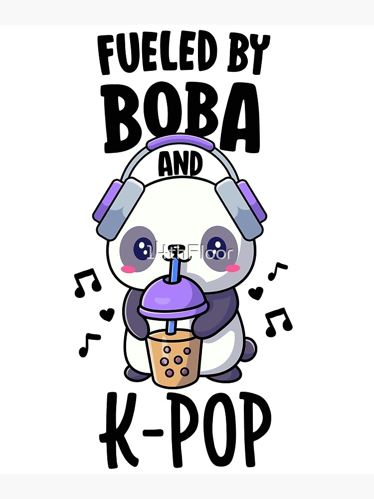 K Pop Gifts For Teens Girl Kawaii KPop Hamster Bubble Tea  Art Board Print  for Sale by 14thFloor