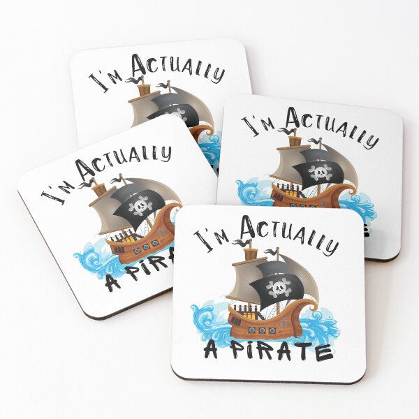 Item preview, I am Actually A Pirate, funny gift for Pirate lovers designed and sold by AmazingEcraft.