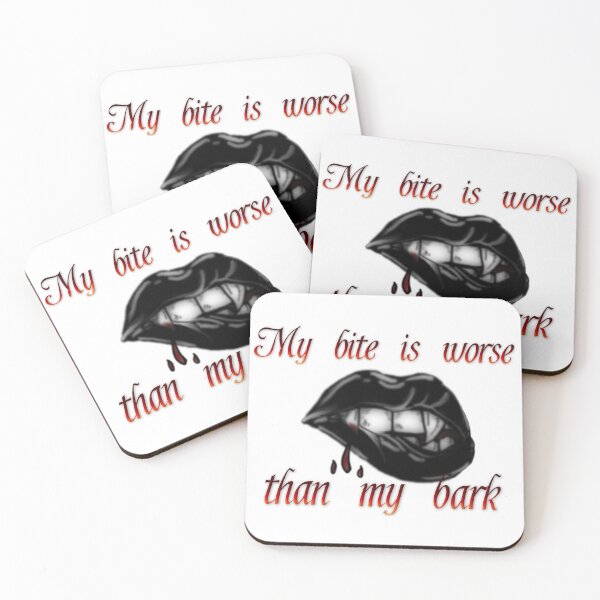 Item preview, My bite is worse than my bark designed and sold by LynDesigns.