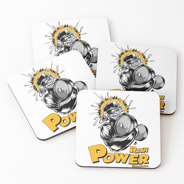 Item preview, Raw Power | Super Motivation Monkey Exclusive Art designed and sold by WorldWeCan.