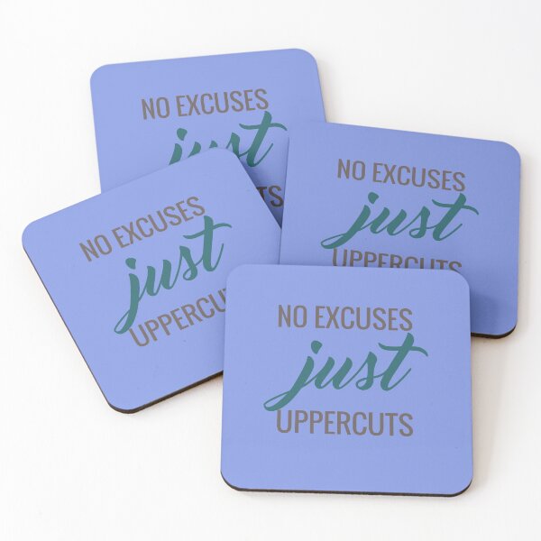 Item preview, No excuses, just uppercuts designed and sold by Natthiya Minimal.