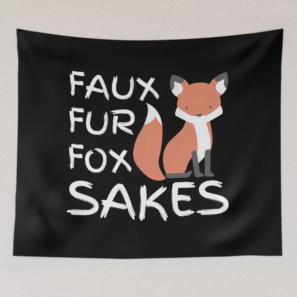 Item preview, Faux Fur Fox Sakes designed and sold by livelight.