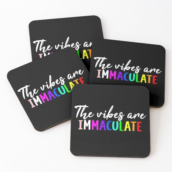 Item preview, The Vibes Are Immaculate designed and sold by RainbowPandas.