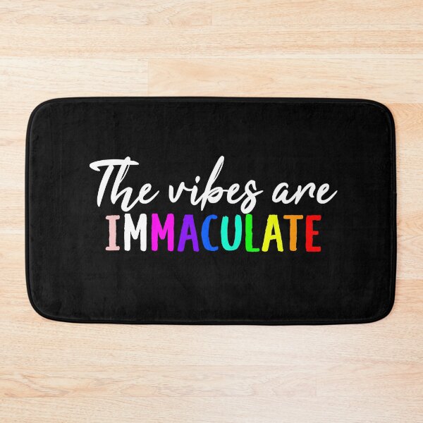 Item preview, The Vibes Are Immaculate designed and sold by RainbowPandas.