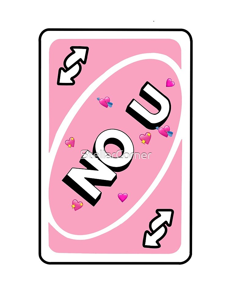 NO U Uno Reverse Card | Sticker