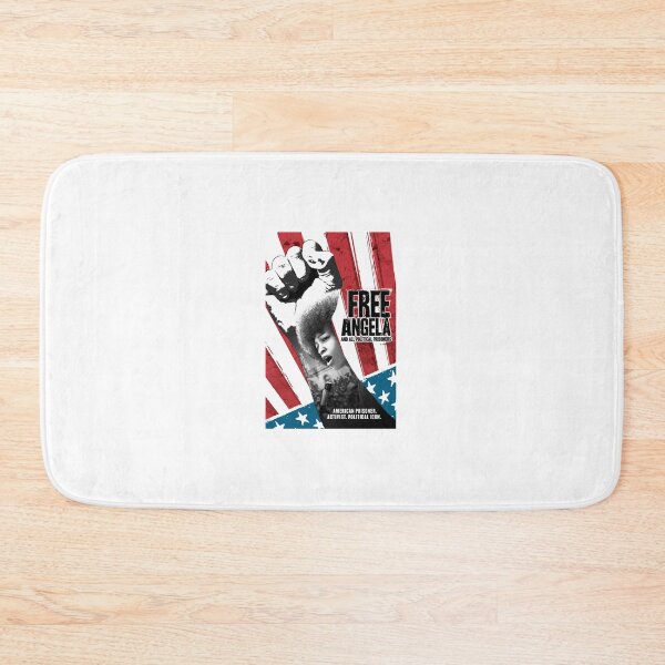 Item preview, Free Angela and All Political Prisoners designed and sold by Redder Than Red.