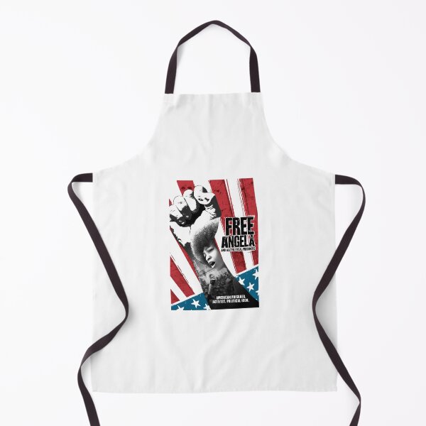 Item preview, Free Angela and All Political Prisoners designed and sold by Redder Than Red.