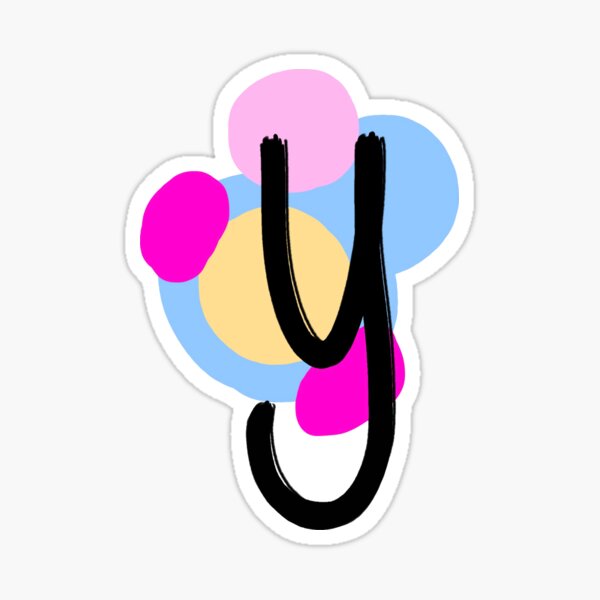 Item preview, Colorful Letter Y designed and sold by ameliaesmith.