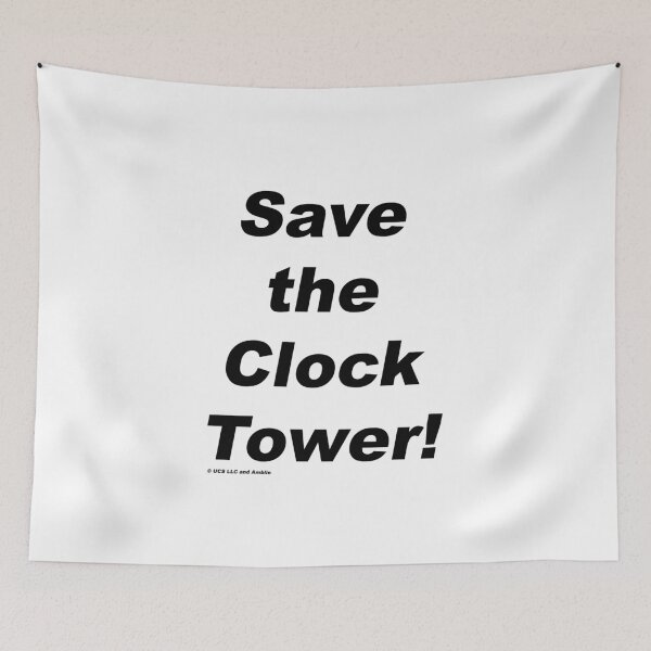 Item preview, Save the Clock Tower! - Back to the Future designed and sold by greg5000.