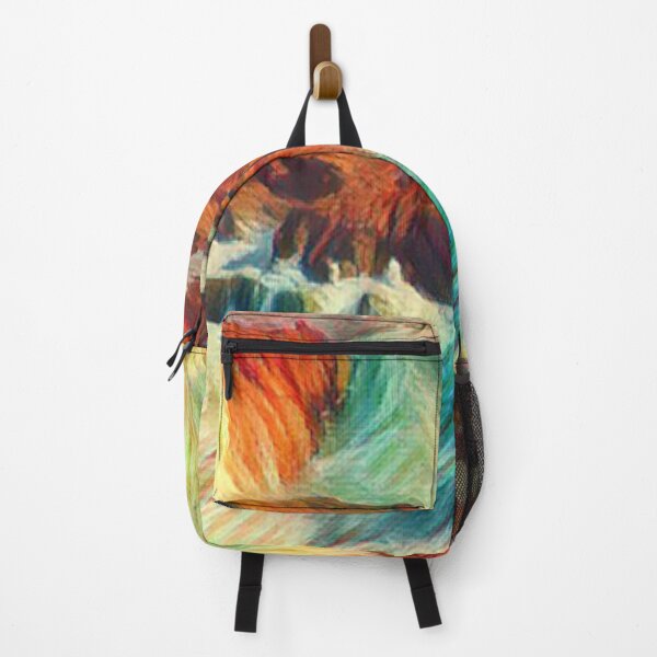 Item preview, Ocean Storm abstract art of waves Breaking on Rocks designed and sold by bradm50.