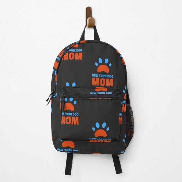 Item preview, New York Dog Mom Blue Orange Paw designed and sold by spicygarb.