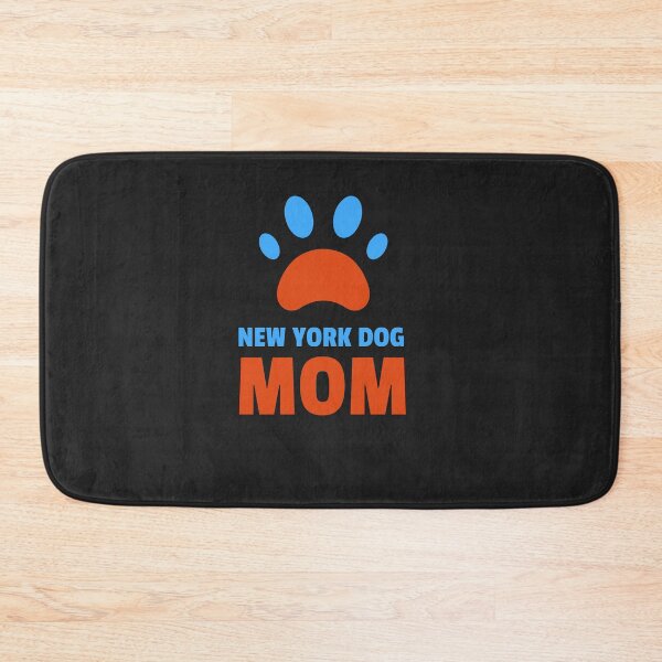 Item preview, New York Dog Mom Blue Orange Paw designed and sold by spicygarb.