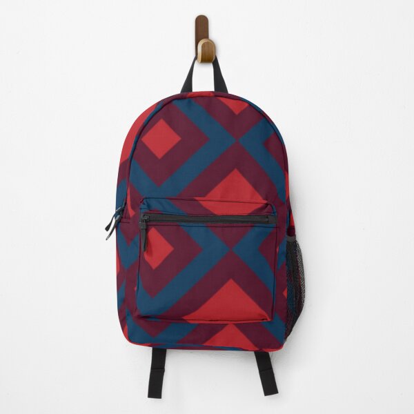 Item preview, Blue and Red Rhombus Style designed and sold by Poetic Patterns Studio.
