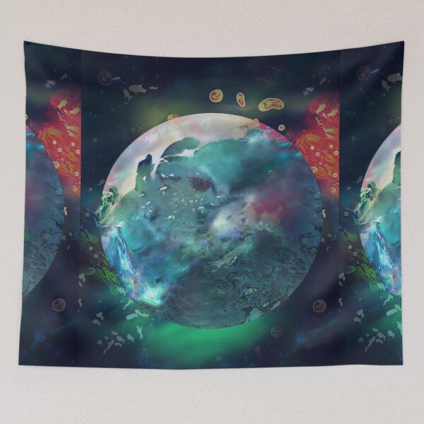 Item preview, Neptune Planet Deep God of Fishies designed and sold by sandpaperdaisy.
