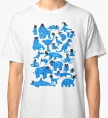 Blue Animals, Black Hats Classic T-Shirt