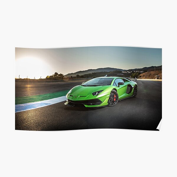 Lamborghini Aventador SVJ Poster