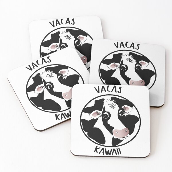 Item preview, VACAS KAWAII WORDS AND SPOTS ON A CIRCLE designed and sold by Graykat.