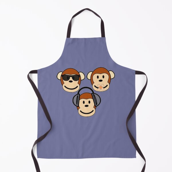 Item preview, Illustration of Cartoon Three Monkeys - See, Hear, Speak No Evil designed and sold by taiche.