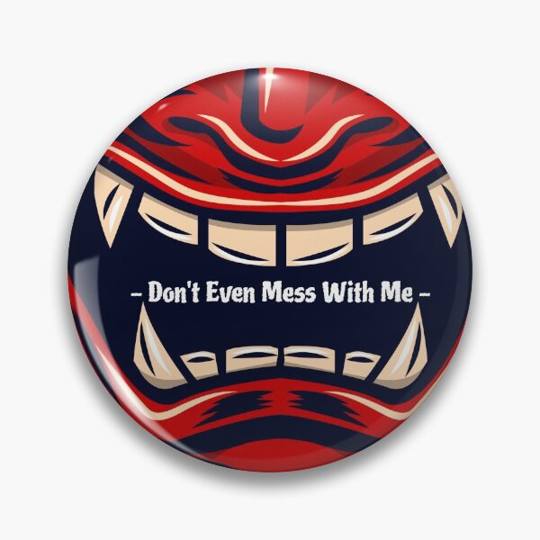 Item preview, Red Demon Don't Mess With Me Monster  Mouth Teeth designed and sold by spicygarb.
