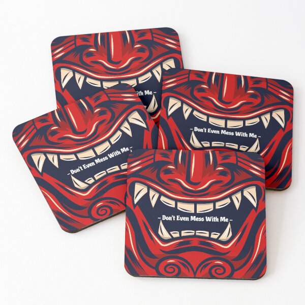 Item preview, Red Demon Don't Mess With Me Monster  Mouth Teeth designed and sold by spicygarb.
